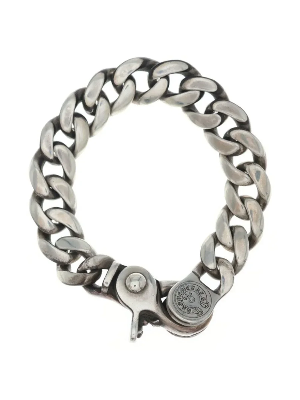 Chrome Hearts Clsc Chn Lnk Sml Classic Link Small Clip Bracelet Silver